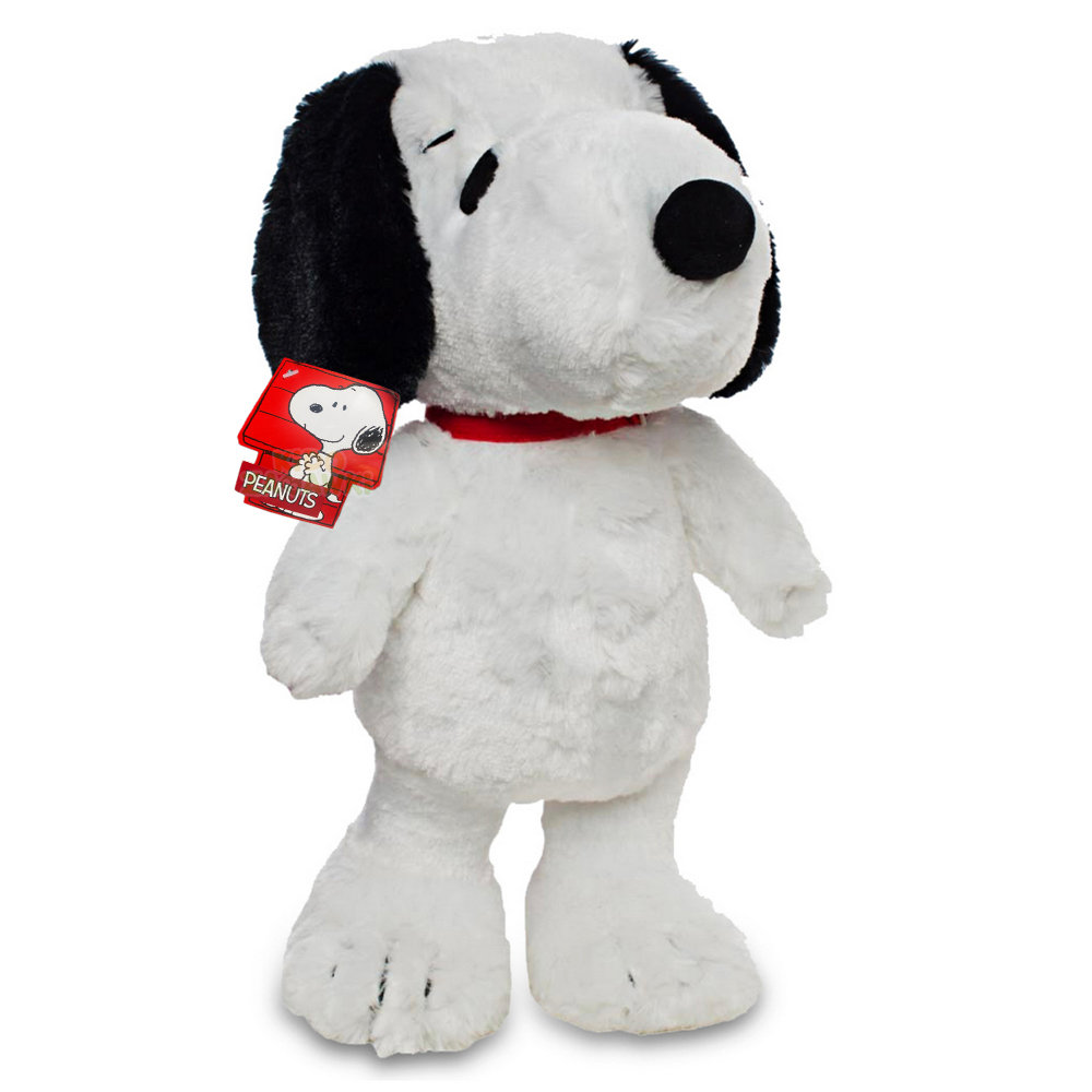 PIESEK SNOOPY DUŻA MASKOTKA 45 CM ORYGINALNY PLUSZAK FISTASZKI BIAŁY PIES