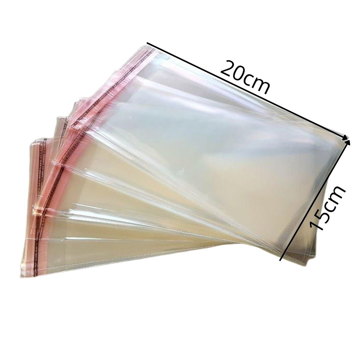 Torebki Celofanowe Foliowe 30mic. 15x20cm 100 szt