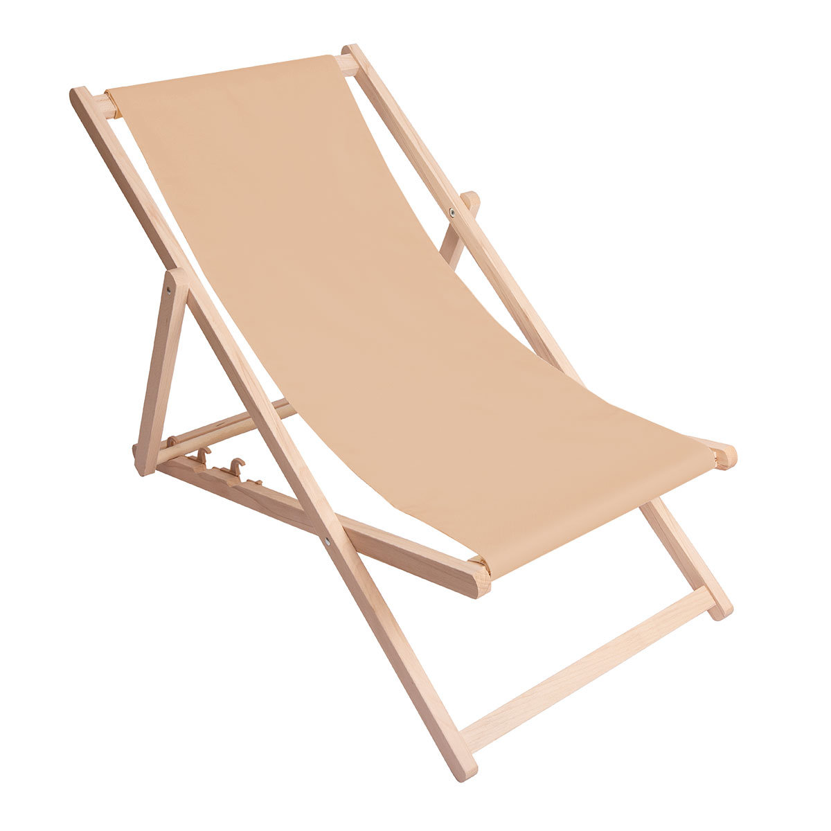Leżak klasyczny plażowy 24 kolory - Latte 37