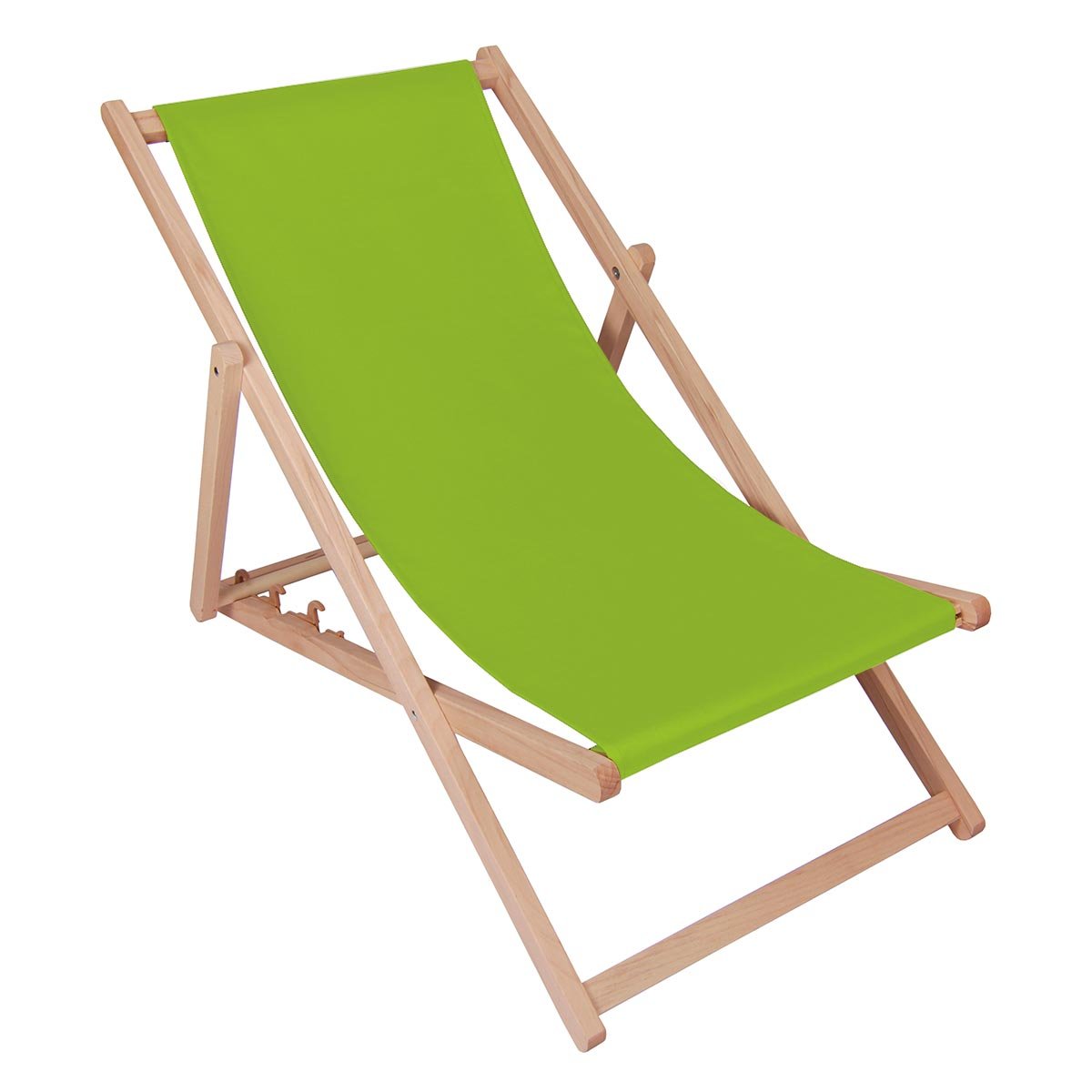 Leżak klasyczny plażowy 24 kolory - Limonka ciemna 19