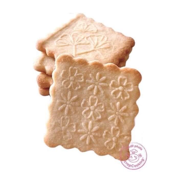 Drewniany stempel + foremka do ciastek z kwiatkami