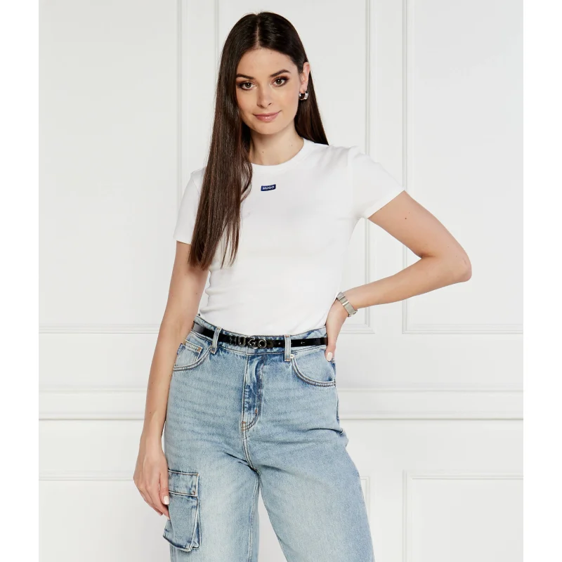 Hugo Blue T-shirt Baby Tee_B | Slim Fit