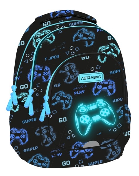 Astrabag, Plecak trzykomorowy - Go Playing (AB300)
