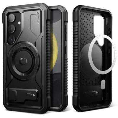 Etui SAMSUNG GALAXY S24 Tech-Protect Kevlar MagSafe+ czarne