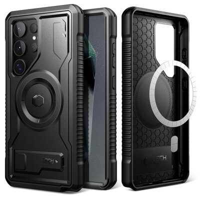 Etui SAMSUNG GALAXY S24 ULTRA Tech-Protect Kevlar MagSafe+ czarne