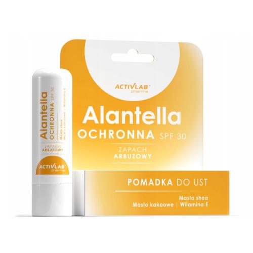 ACTIVLAB PHARMA Alantella Ochronna pomadka do ust SPF30 zapach arbuzowy, 4,9g