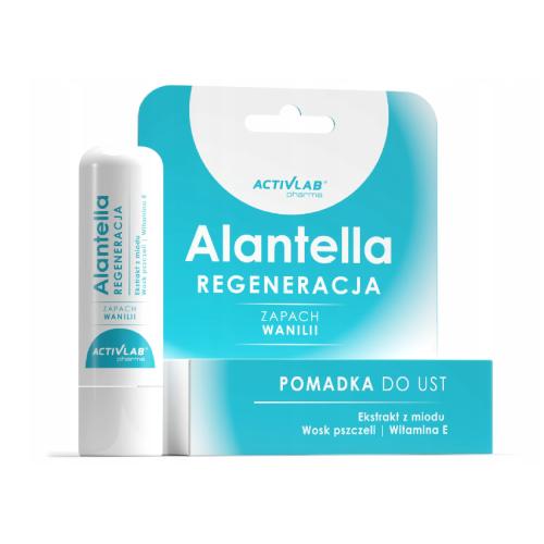 ACTIVLAB PHARMA Alantella Regeneracja Pomadka do ust zapach wanilii, 4,9g