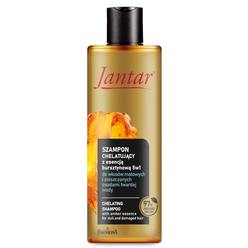 FARMONA Jantar Moc Bursztynu szampon chelatujący z esencją bursztynową 5w1 300ml