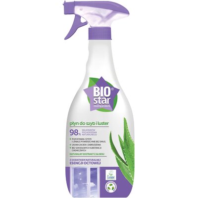Biostar Płyn do mycia szyb i luster z ekstraktem z aloesu 700 ml