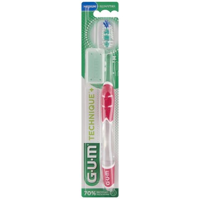 GUM szczoteczka Technique Plus medium, full 482