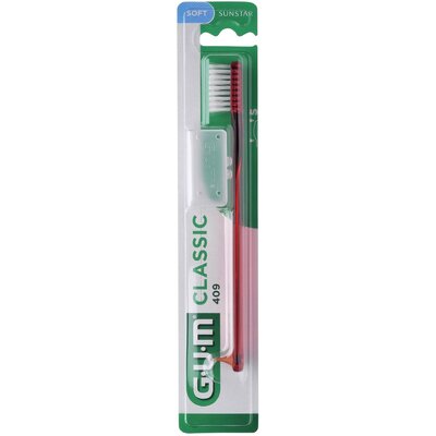 GUM Sunstar Butler GUM Szczoteczka classic (miękka) - średnia główka 409