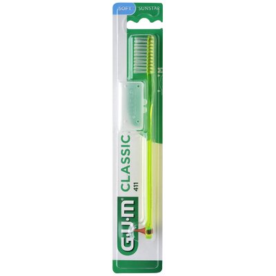 GUM Sunstar Butler GUM Szczoteczka classic (miękka) - duża główka 411