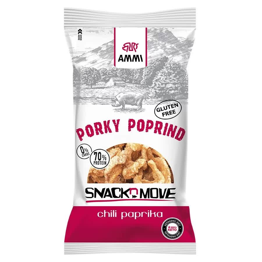 Prażynki Wieprzowe Keto - Papryczka Chilli Ammi, 40g