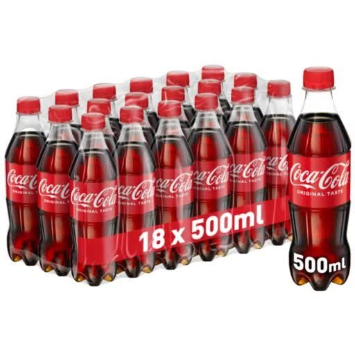 COCA-COLA NAPÓJ GAZOWANY ZGRZEWKA 500ML X 18SZT