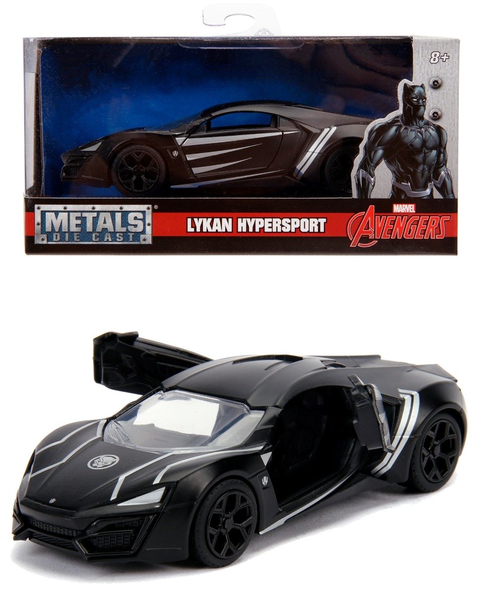 Auto metalowe Lykan Hypersport 1:32 Black Panther 253222004 Jada