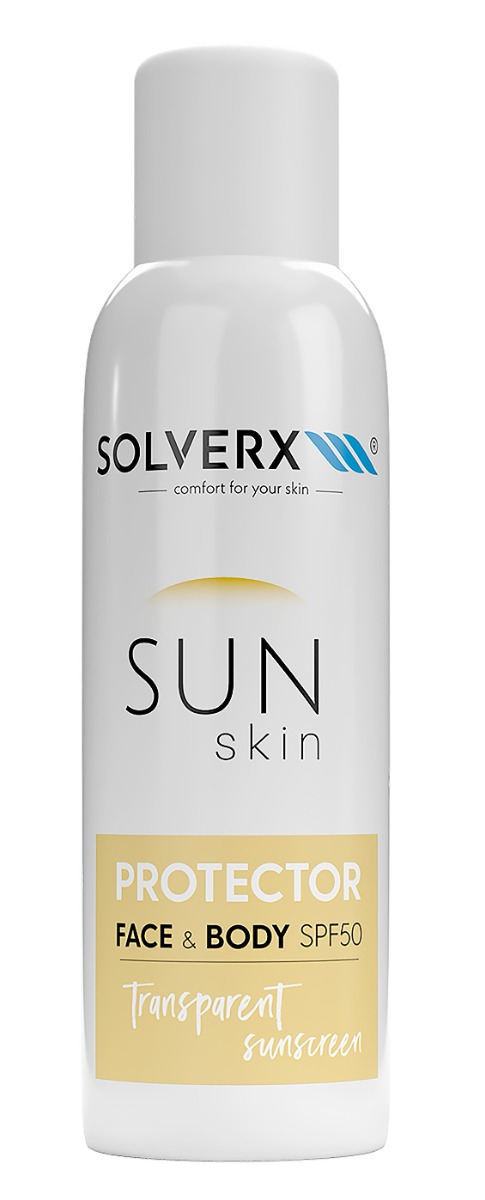 Solverx Sun Skin Protector Mgiełka ochronna do twarzy i ciała SPF50 150ml