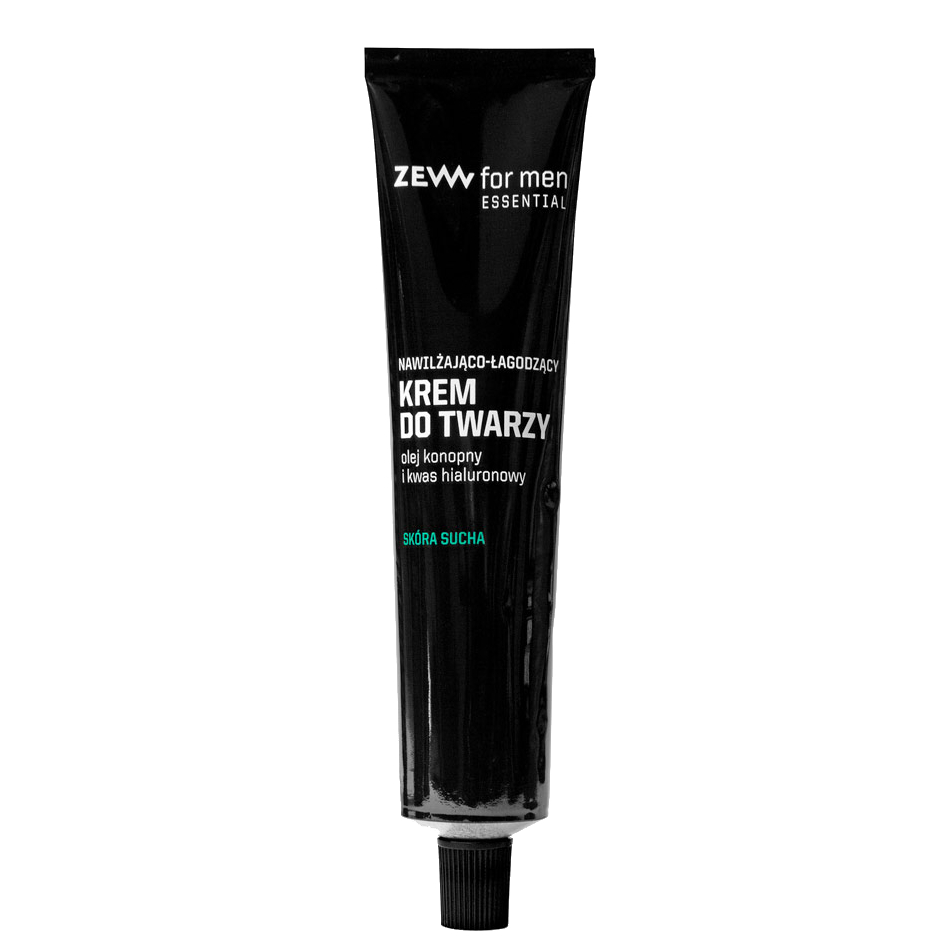 ZEW For Men - Nawilżająco-łagodzący Krem do twarzy, do skóry suchej 50 ml