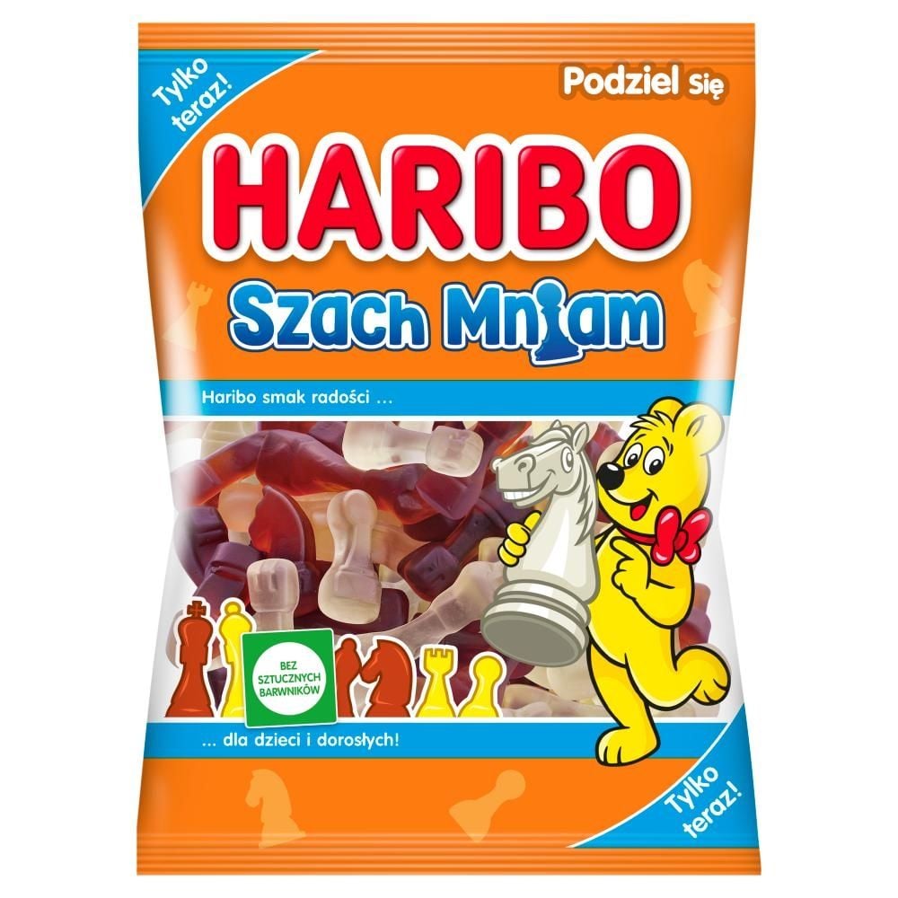 Haribo Szach Mniam Żelki o smaku cytrynowym i coli 160 g