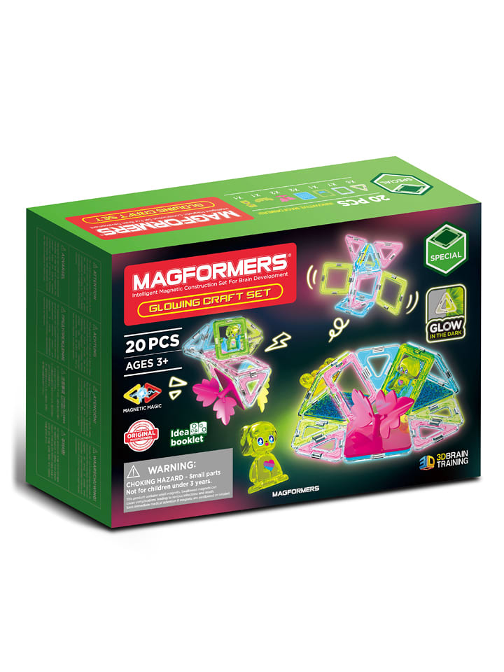 MAGFORMERS 20-częściowy zestaw magnetyczny 