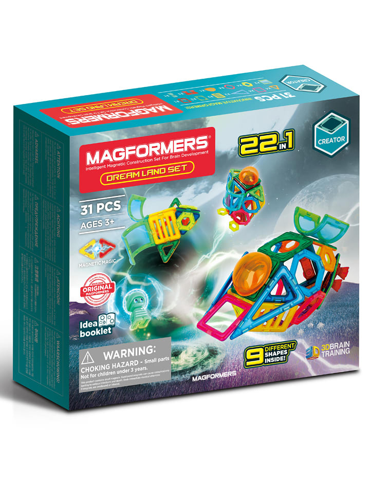 MAGFORMERS 31-częściowy zestaw magnetyczny 
