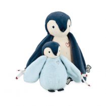 Kaloo Zestaw dwóch przytulanek Pingwinki 25 cm i 15 cm w pudełku kolekcja Complices