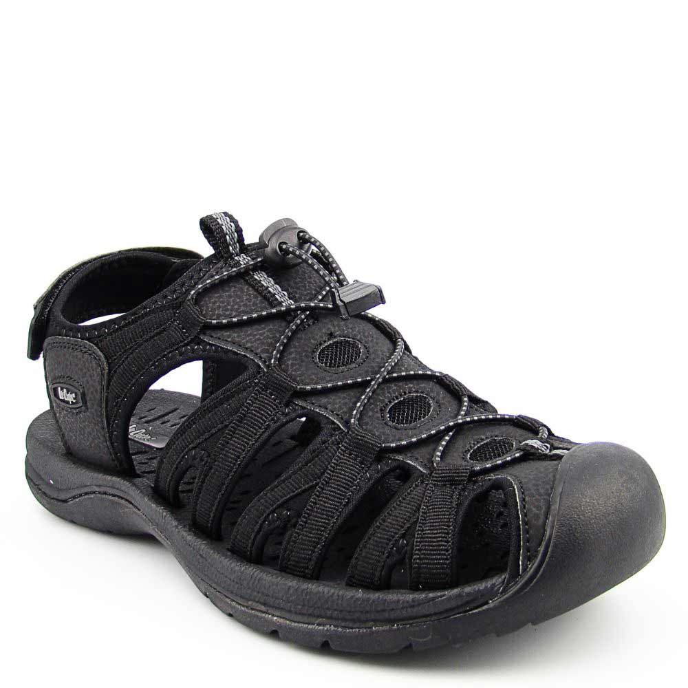 Lee Cooper LCW-24-03-2313M sandały męskie sportowe czarne