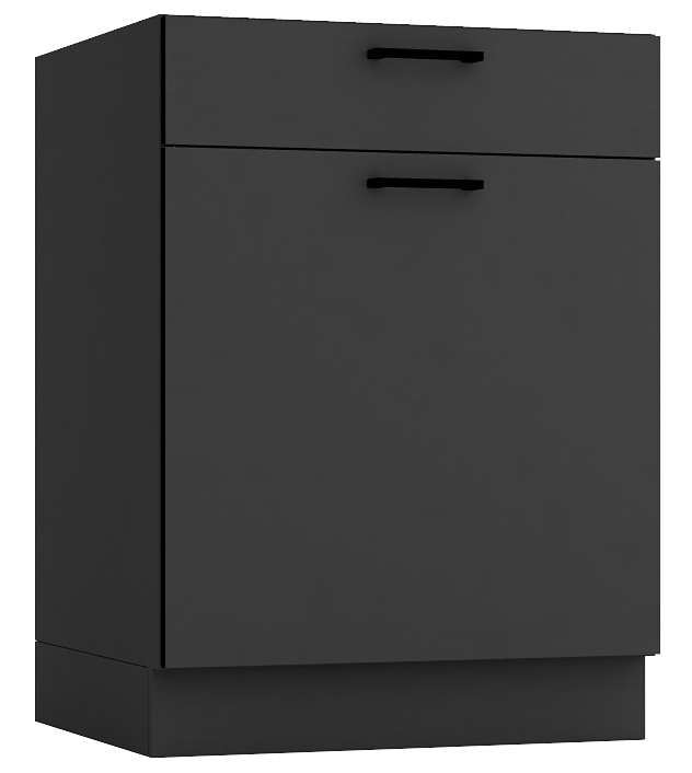 Szafka kuchenna z szufladą 60 cm grafit G1-K45