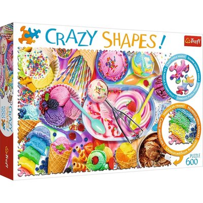 Trefl Puzzle 600 Crazy Shapes Słodkie marzenie Nowa
