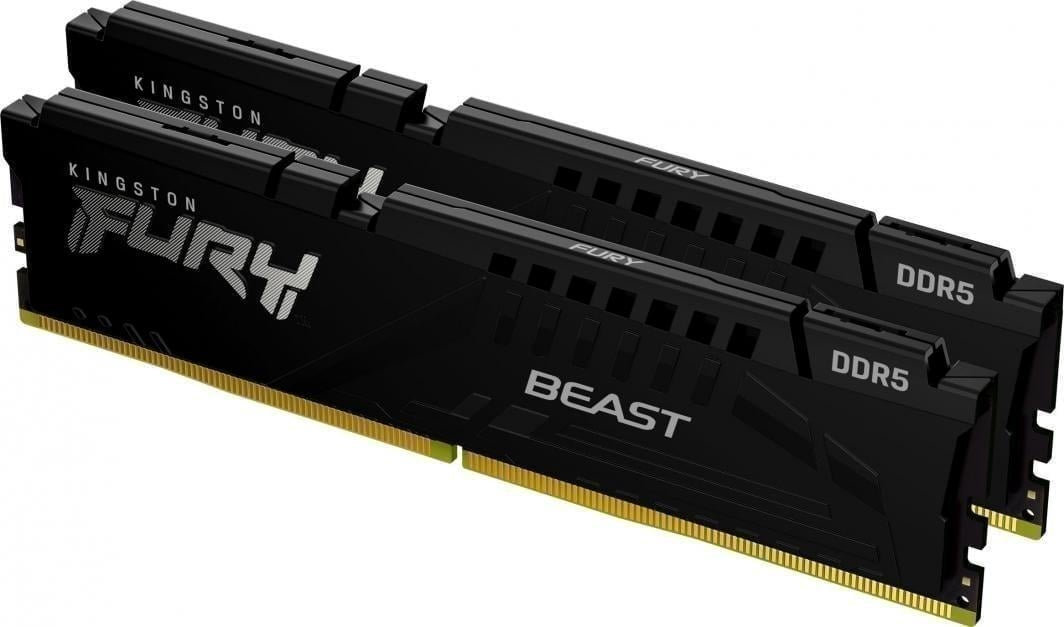 Pamięć Kingston Fury Beast, DDR5, 64 GB, 6400MHz, CL32 KF564C32BBK2-64