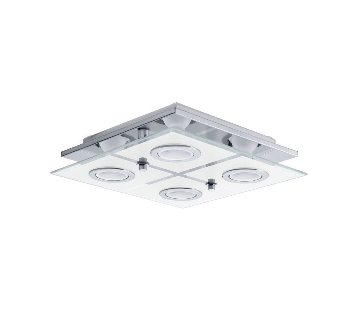 Eglo 75378 - LED RGB Plafon ściemnialny CABO-C 4xGU10/4W/230V +pilot