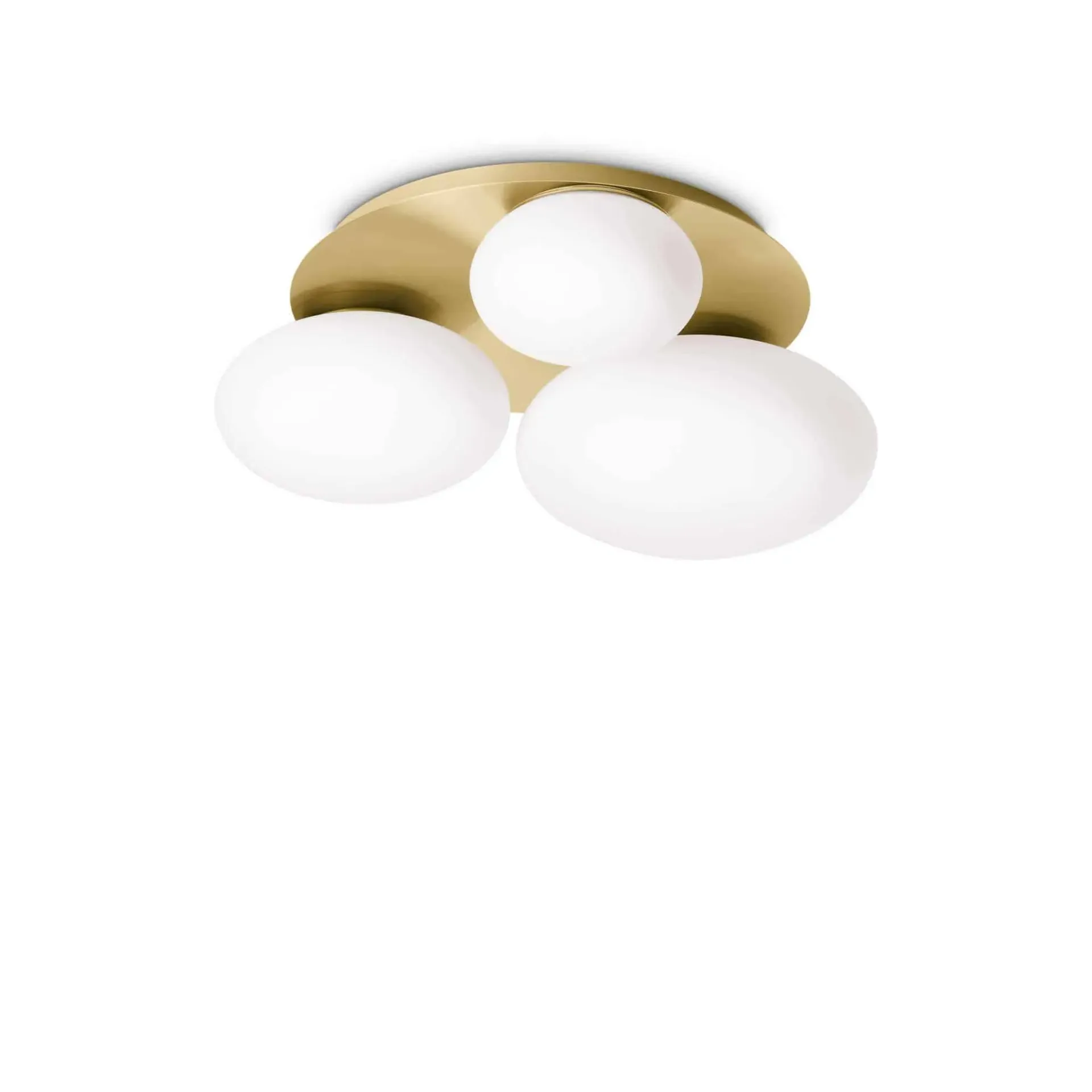 Plafon NINFEA PL3 OTTONE 293660 - Ideal Lux