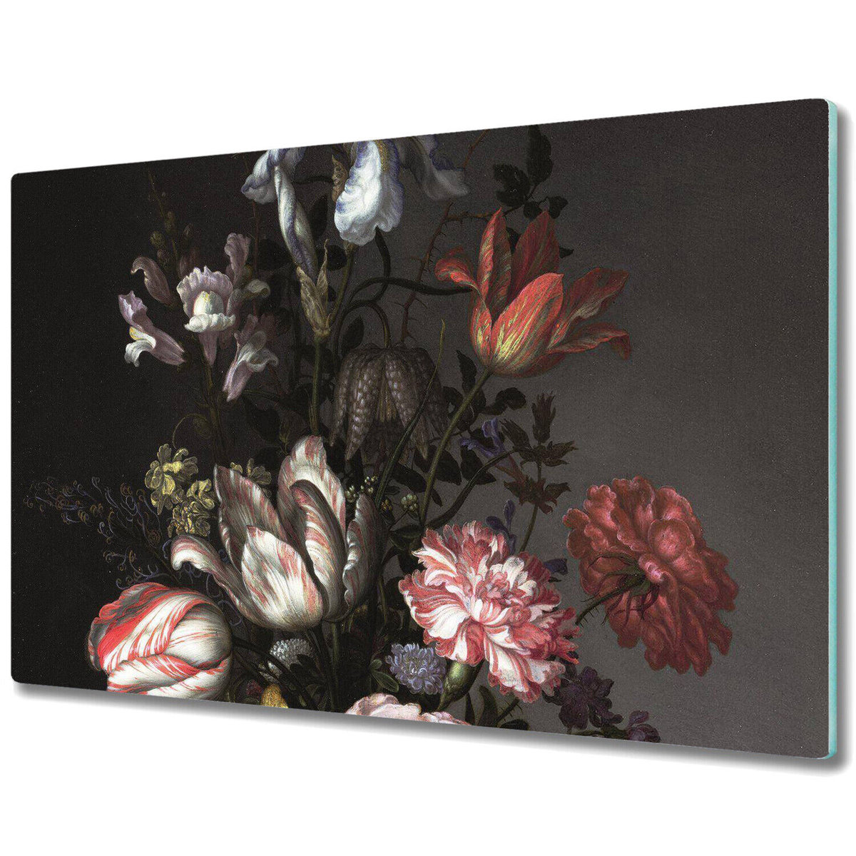 Płyta ochronna Ciemny bukiet Vintage 80x52 cm