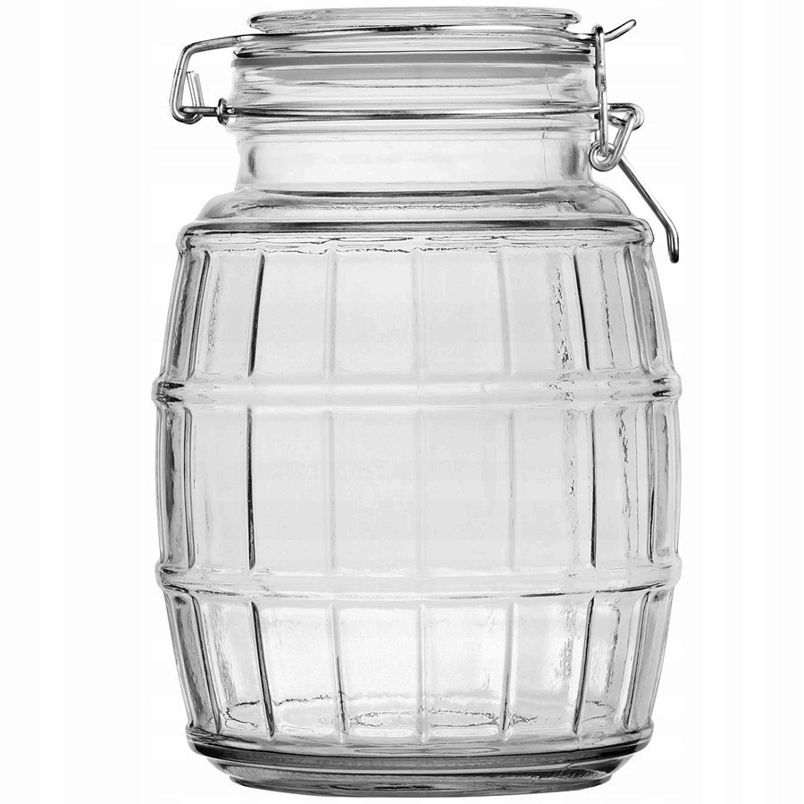 SŁOIK BECZKA 4,1 L na ogórki kapusta weki klips jedzenie paprykę przetwory