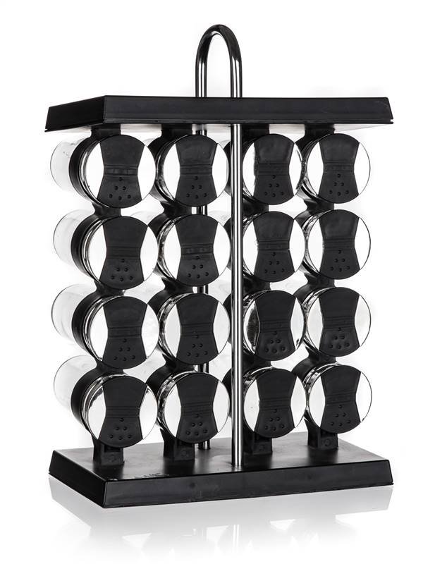 POJEMNIKI NA PRZYPRAWY W STOJAKU BANQUET słoiczki kuchenne DUŻY ZESTAW box