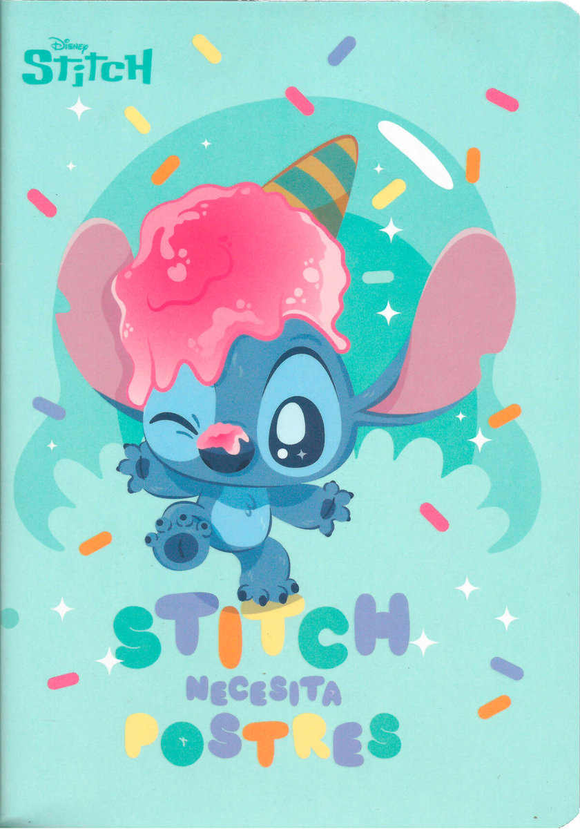 ZESZYT A5, 60 KARTEK, LINIA Z MARGINESEM, STITCH