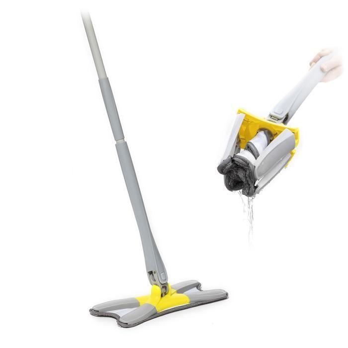 Dwuczęściowy mop samozaciskowy z mikrofibry typu X InnovaGoods