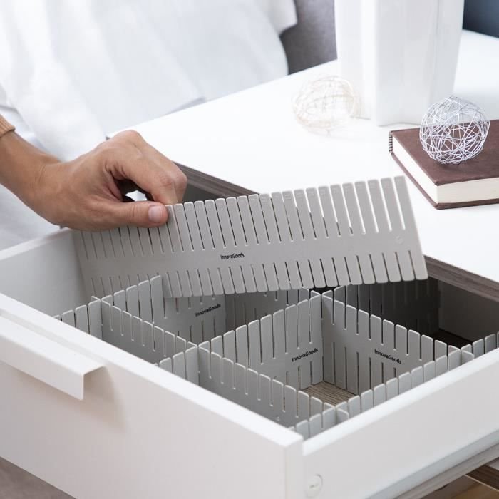 Condor InnovaGoods Regulowany organizer do szuflad, 16 sztuk