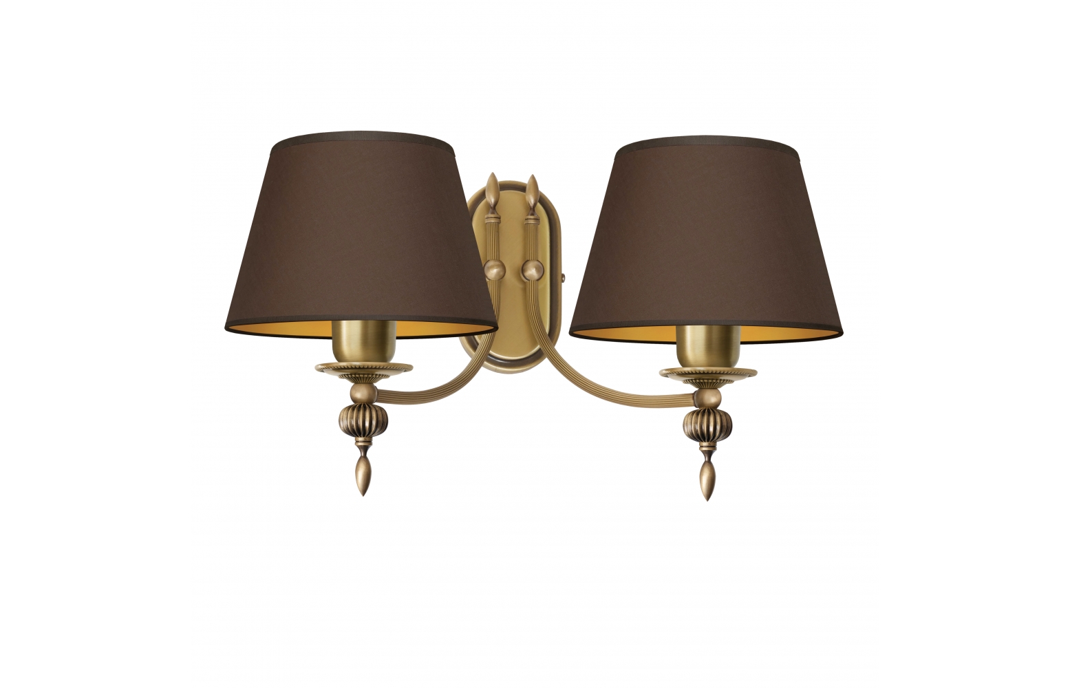 Klasyczny kinkiet mosiężny A-K2m