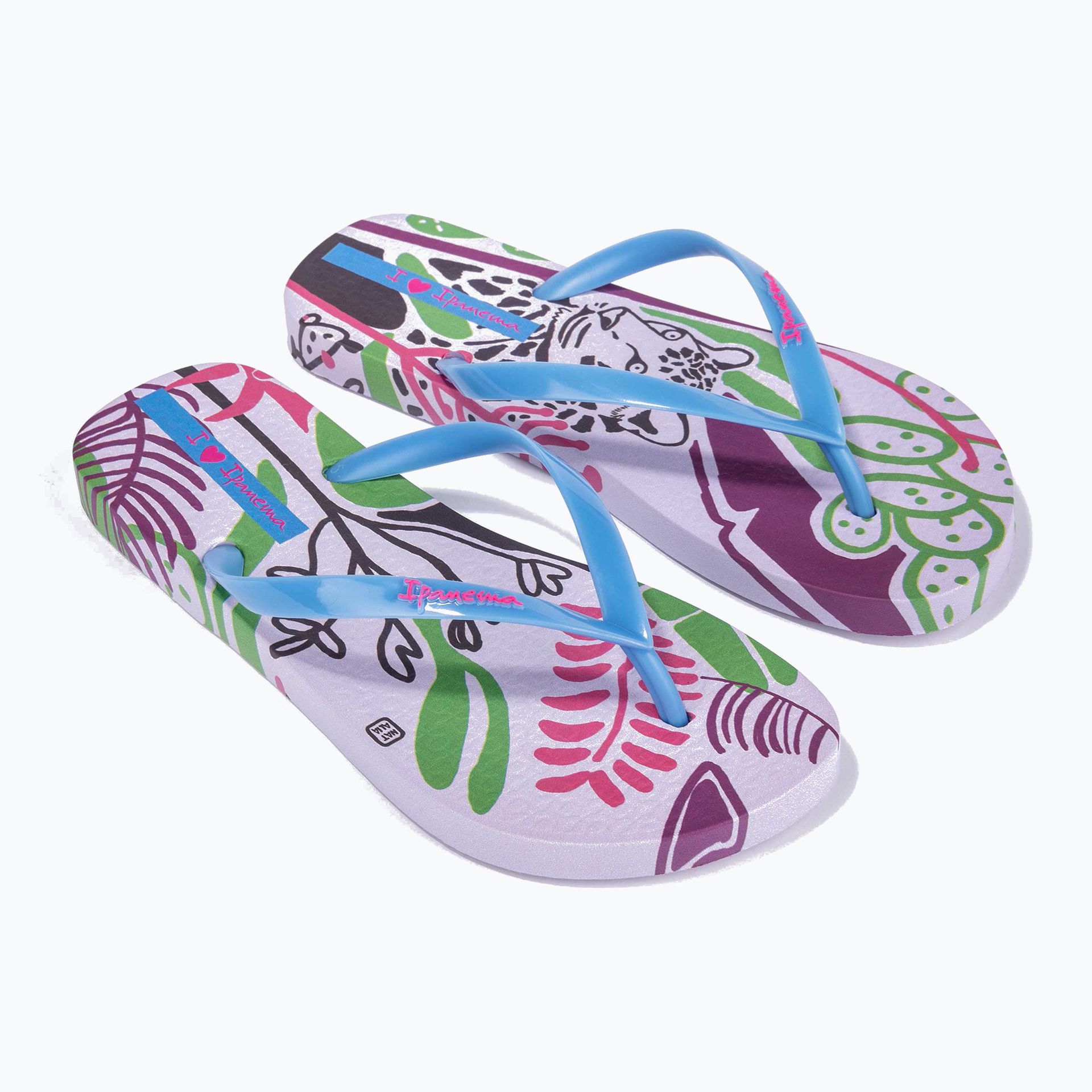 Japonki damskie Ipanema Graffiti III lilac/blue