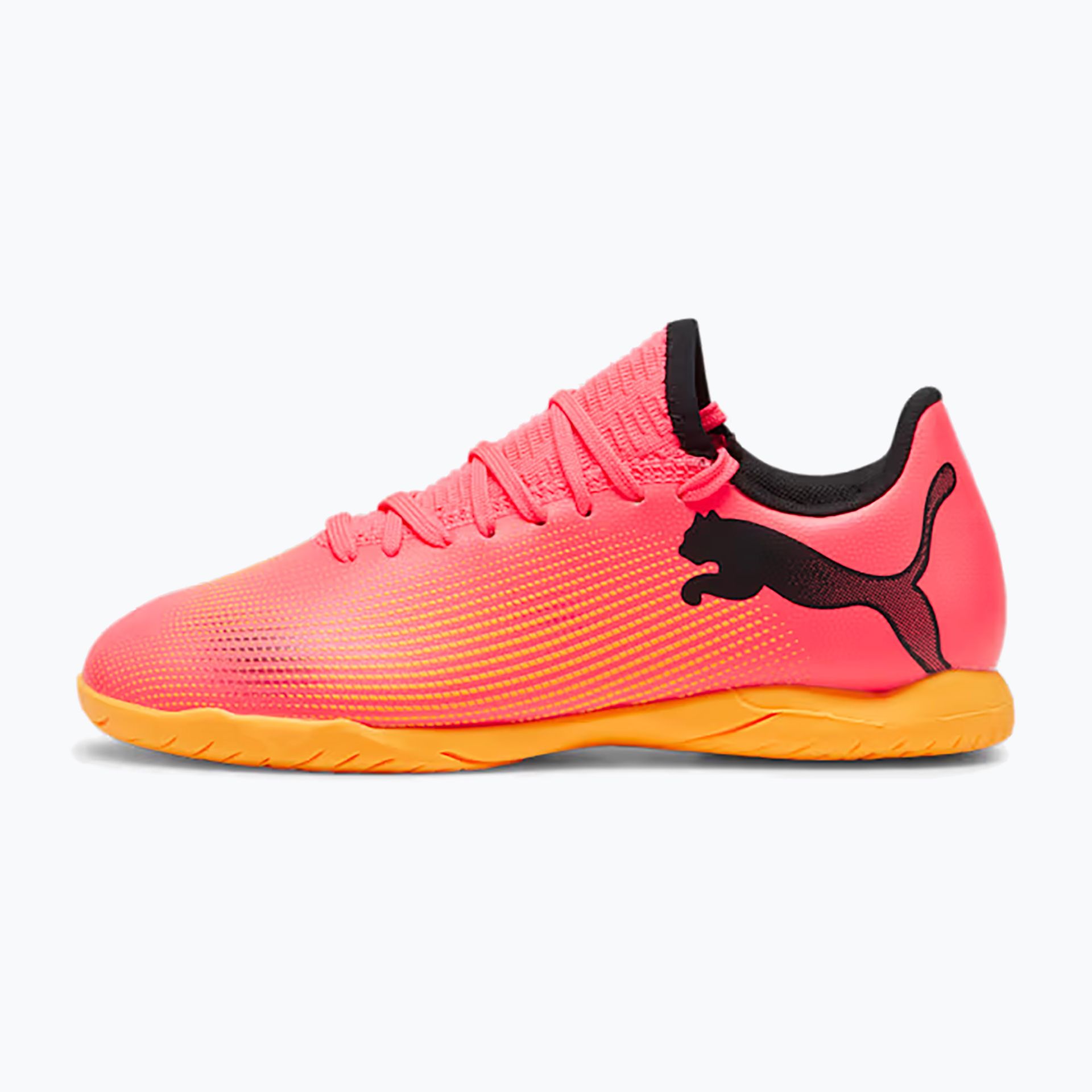 Buty piłkarskie dziecięce PUMA Future 7 Play IT sunset glow/puma black/sun stream WYSYŁKA W 24H 30 DNI NA ZWROT