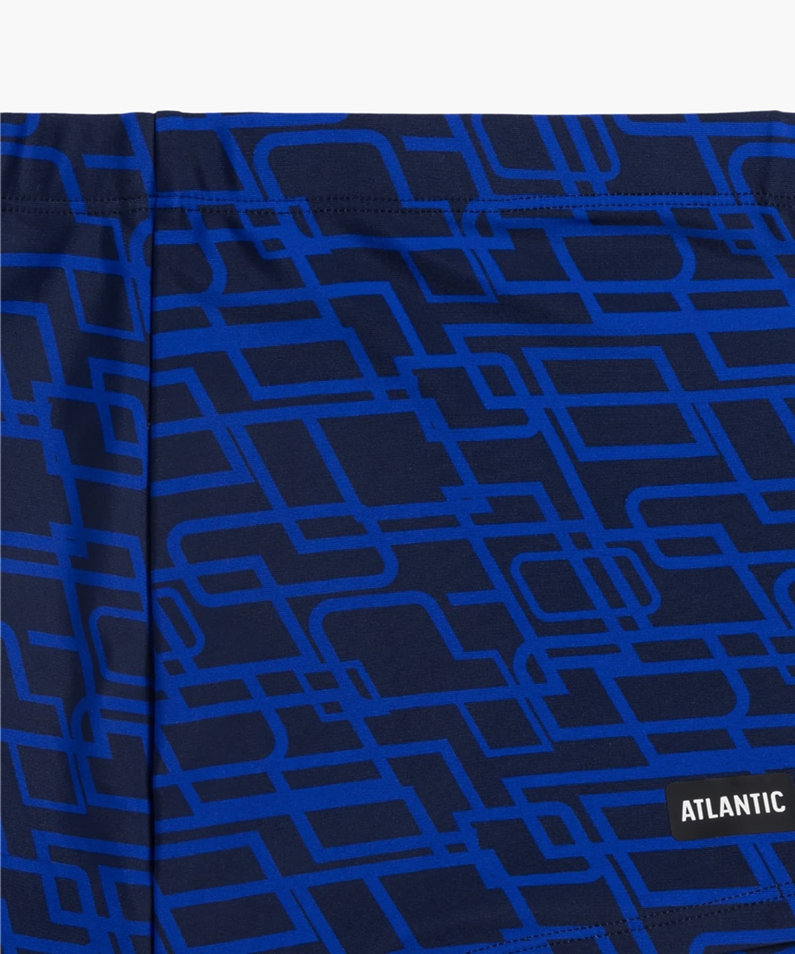 SZORTY KĄPIELOWE ATLANTIC KMS-316 WL24 (kolor granat-pomarańczowy, rozmiar XL)