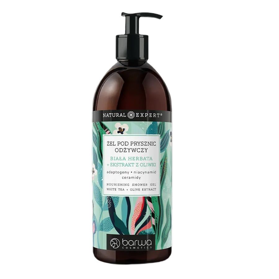 Natural Expert odżywczy żel pod prysznic Biała herbata + ekstrakt z oliwki 480ml