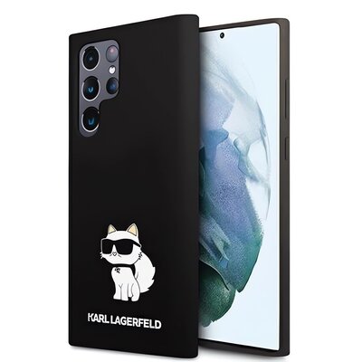 Karl Lagerfeld KLHCS24LSNCHBCK S24 Ultra S928 hardcase czarny/black Silicone Choupette