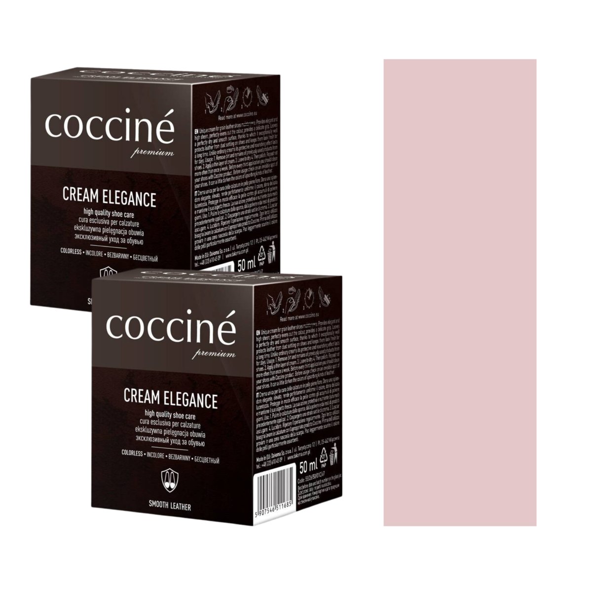 2x Cream Elegance do Obuwia 50 ml Rózowy 25