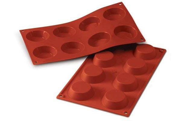 Forma silikonowa na tartaletki ø 6 cm SilikoMart, 8 gniazd