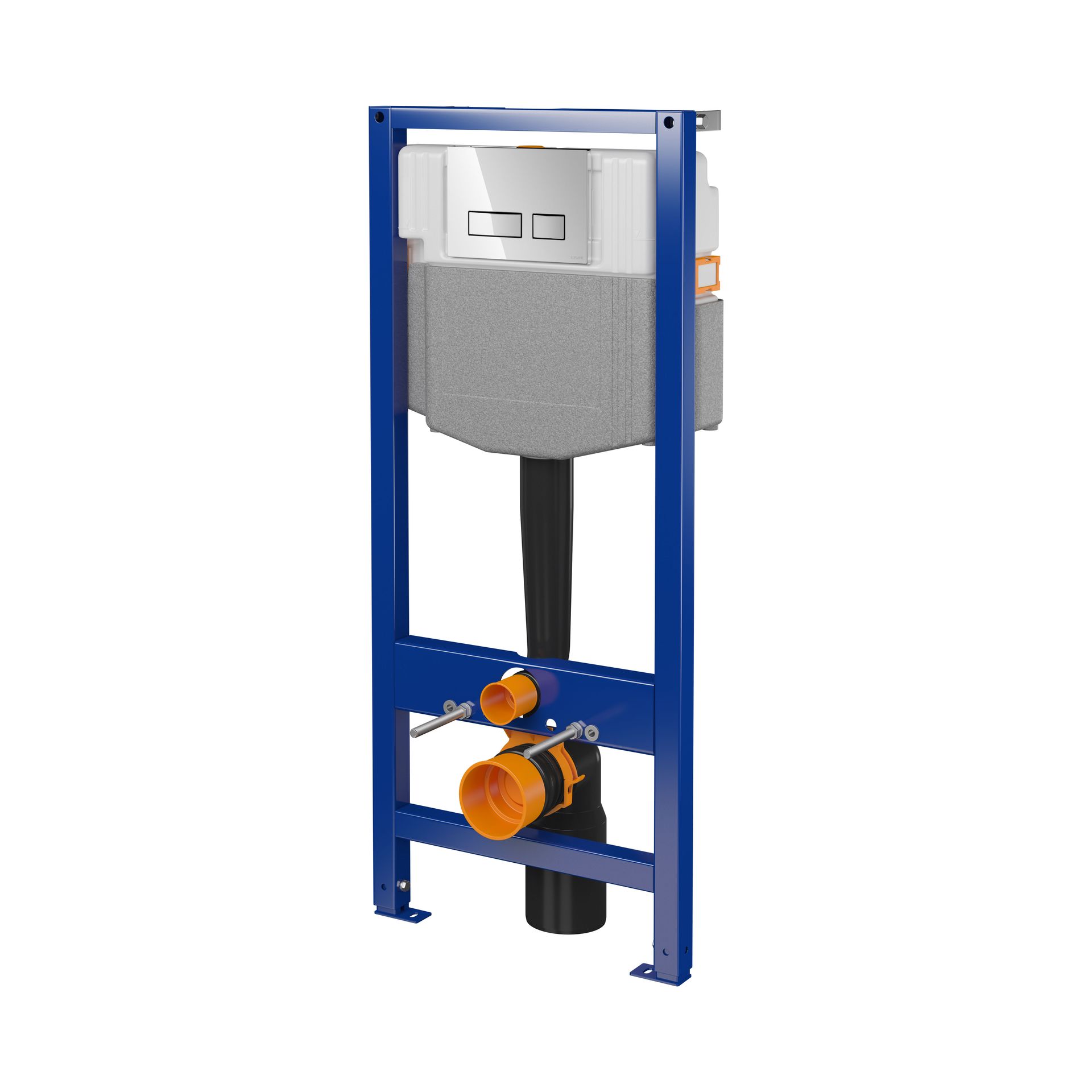 Stelaż Cersanit System 50 mechaniczny przycisk Movi chrom