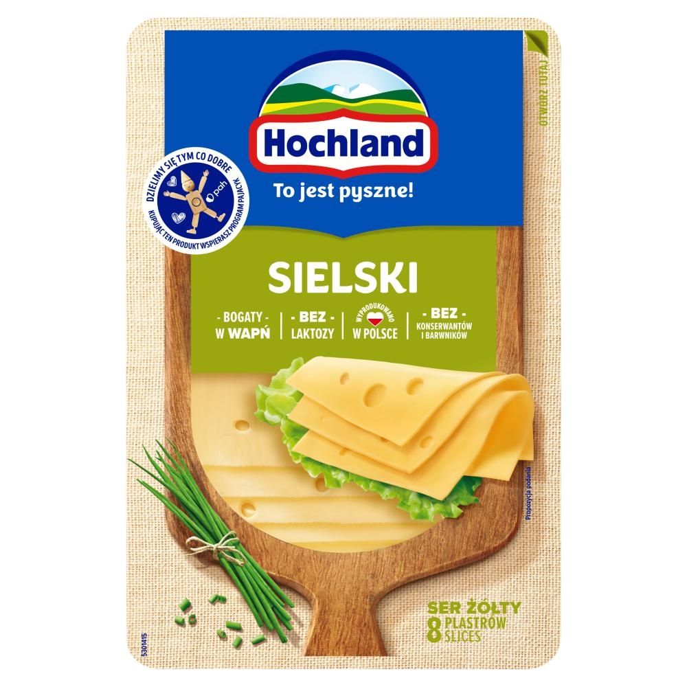 Hochland Ser żółty sielski w plastrach 135 g