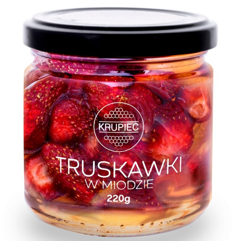 Truskawki w miodzie Krupiec 220g