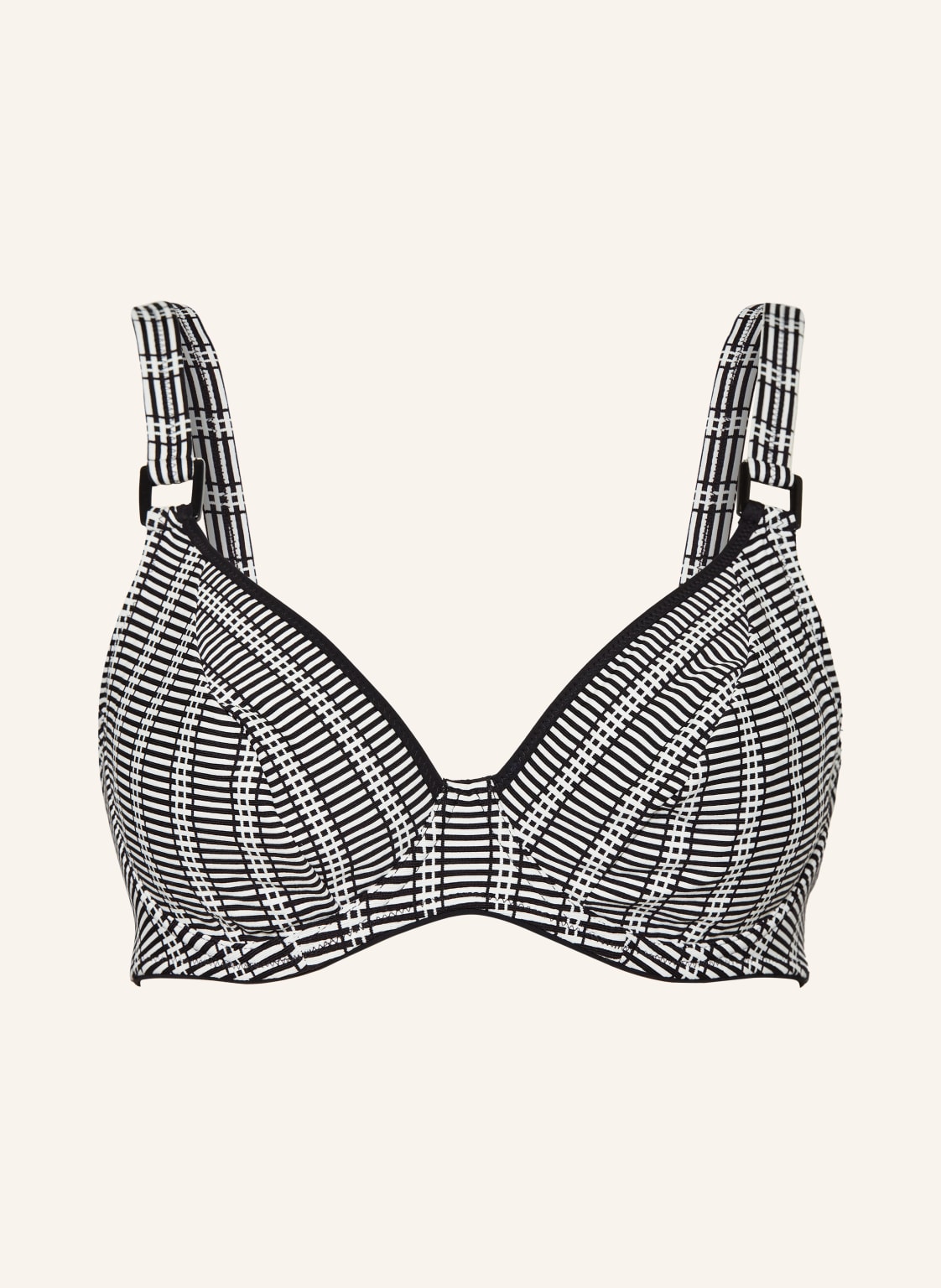 Lidea Góra Od Bikini Z Fiszbinami Monochrome Flow weiss