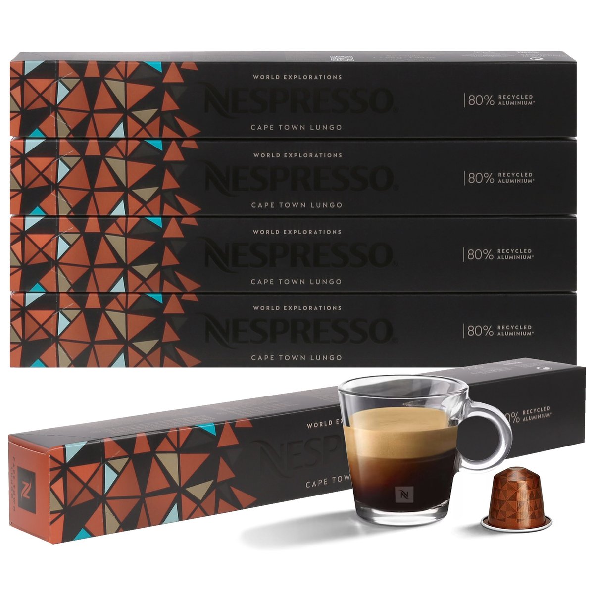 Kawa w kapsułkach o smaku Cape Town Lungo NESPRESSO 50 kapsułek